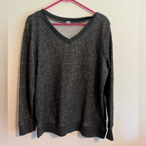 Old Navy Gray V Neck Sweater Size Large - Picture 1 of 7